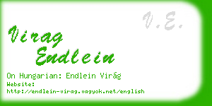 virag endlein business card